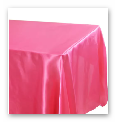 Premium Satin Tablecloth 160cm – Wrinkle-Free Wedding & Event Decor