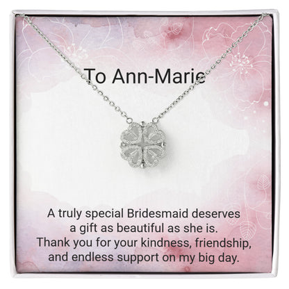 Bridesmaid Magnetic Hearts Necklace – Meaningful Wedding Gift for Bridesmaids