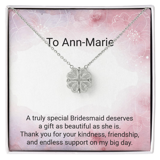 Bridesmaid Magnetic Hearts Necklace – Meaningful Wedding Gift for Bridesmaids
