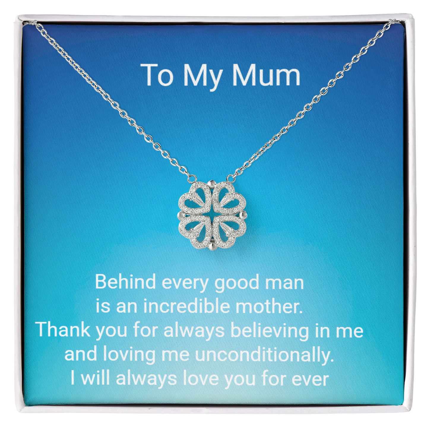 Groom's Mother Magnetic Hearts Necklace – Meaningful Wedding Gift Jewellery for Mum