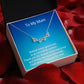 Groom's Mother Magnetic Hearts Necklace – Meaningful Wedding Gift Jewellery for Mum