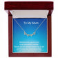 Groom's Mother Magnetic Hearts Necklace – Meaningful Wedding Gift Jewellery for Mum