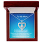 Groom's Mother Love you Always Hearts Necklace – Meaningful Wedding Gift Jewellery for Mum