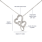Bridesmaid Gift – Heart-to-Heart Pendant Necklace | Meaningful Wedding Thank You Gift