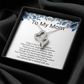 Mother of the Bride Gift – Heart-to-Heart Pendant Necklace | Wedding Thank You Gift