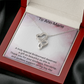 Bridesmaid Gift – Heart-to-Heart Pendant Necklace | Meaningful Wedding Thank You Gift