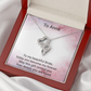 Bride Gift – Heart-to-Heart Pendant Necklace | Elegant Wedding Day Necklace