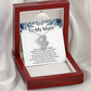Mother of the Bride Gift – Heart-to-Heart Pendant Necklace | Wedding Thank You Gift