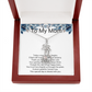 Mother of the Groom Gift Giraffe Sparkling Cubic Zirconia Necklace | Elegant Wedding Keepsake