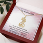 Bride Gift Giraffe Sparkling Cubic Zirconia Necklace | Elegant Wedding Jewellery Gift