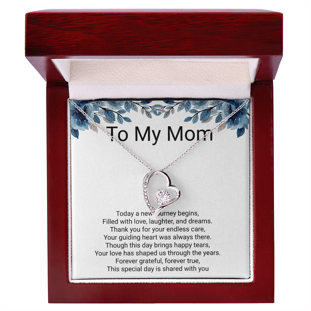 Mother of the Bride Gift Forever Love Necklace – Meaningful Wedding Day Jewellery Gift