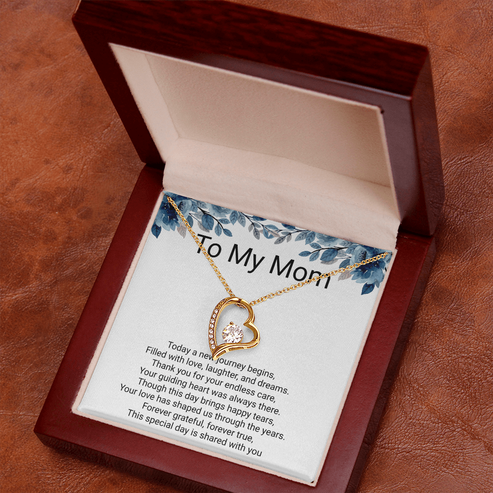 Mother of the Groom Gift Forever Love Necklace – Meaningful Wedding Day Jewellery Gift