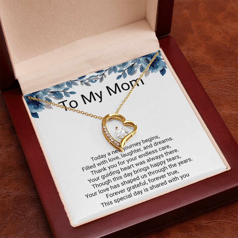 Mother of the Groom Gift Forever Love Necklace – Meaningful Wedding Day Jewellery Gift