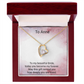Bride Gift Forever Love Necklace – Elegant Wedding Day Jewellery Gift for the Bride