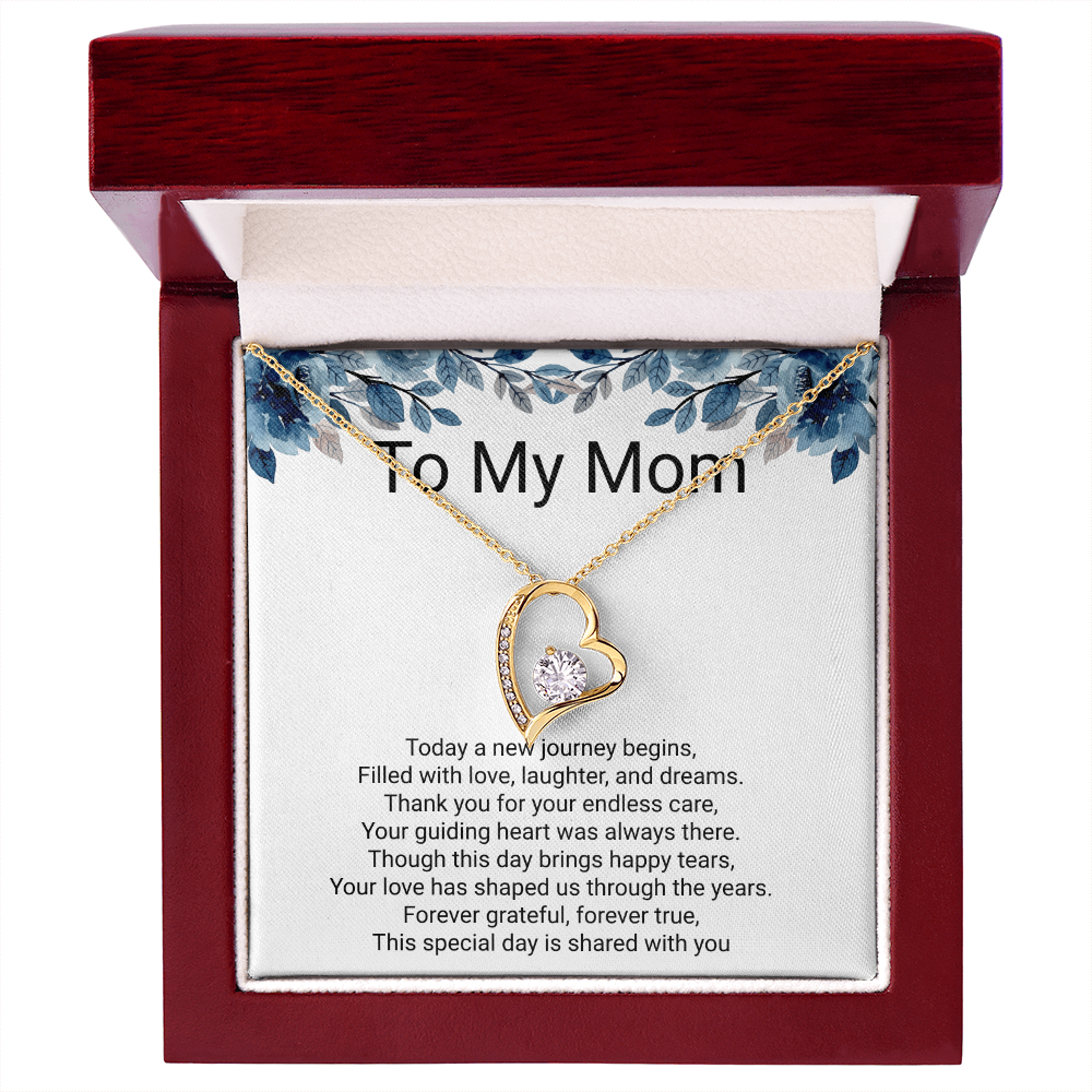 Mother of the Groom Gift Forever Love Necklace – Meaningful Wedding Day Jewellery Gift