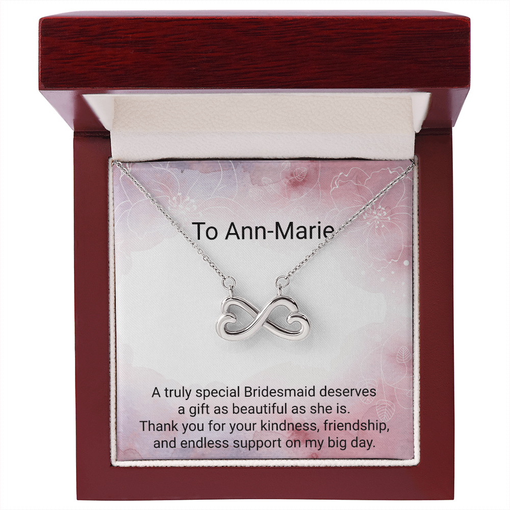 Endless Love Necklace for Bridesmaids – Beautiful Wedding Thank You Gift