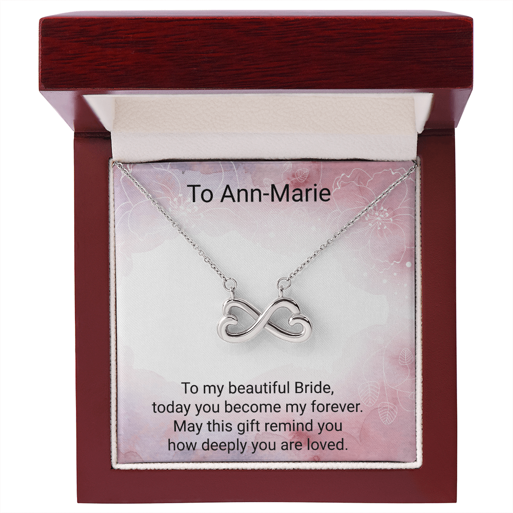 Endless Love Necklace for the Bride – Romantic Wedding Gift for Her