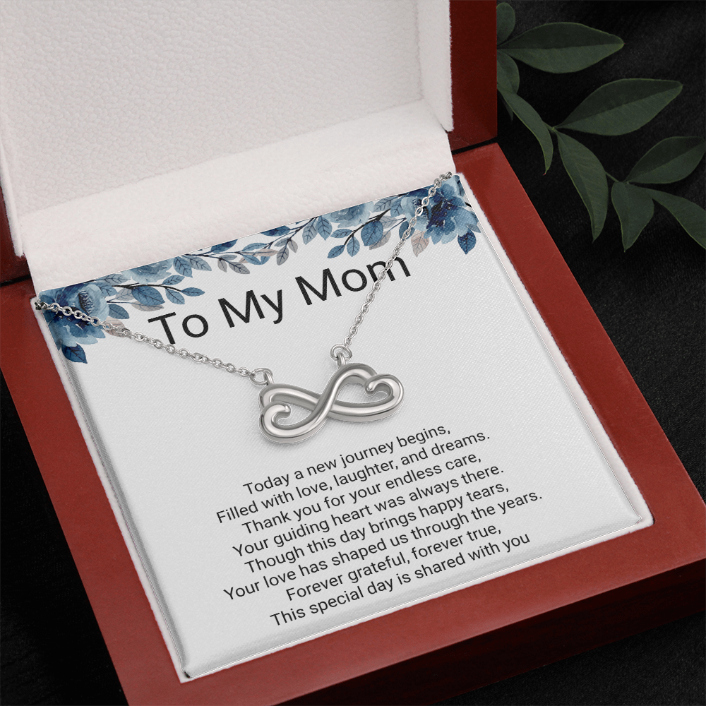 Endless Love Necklace for the Grooms Mother – Heartfelt Wedding Thank You Gift
