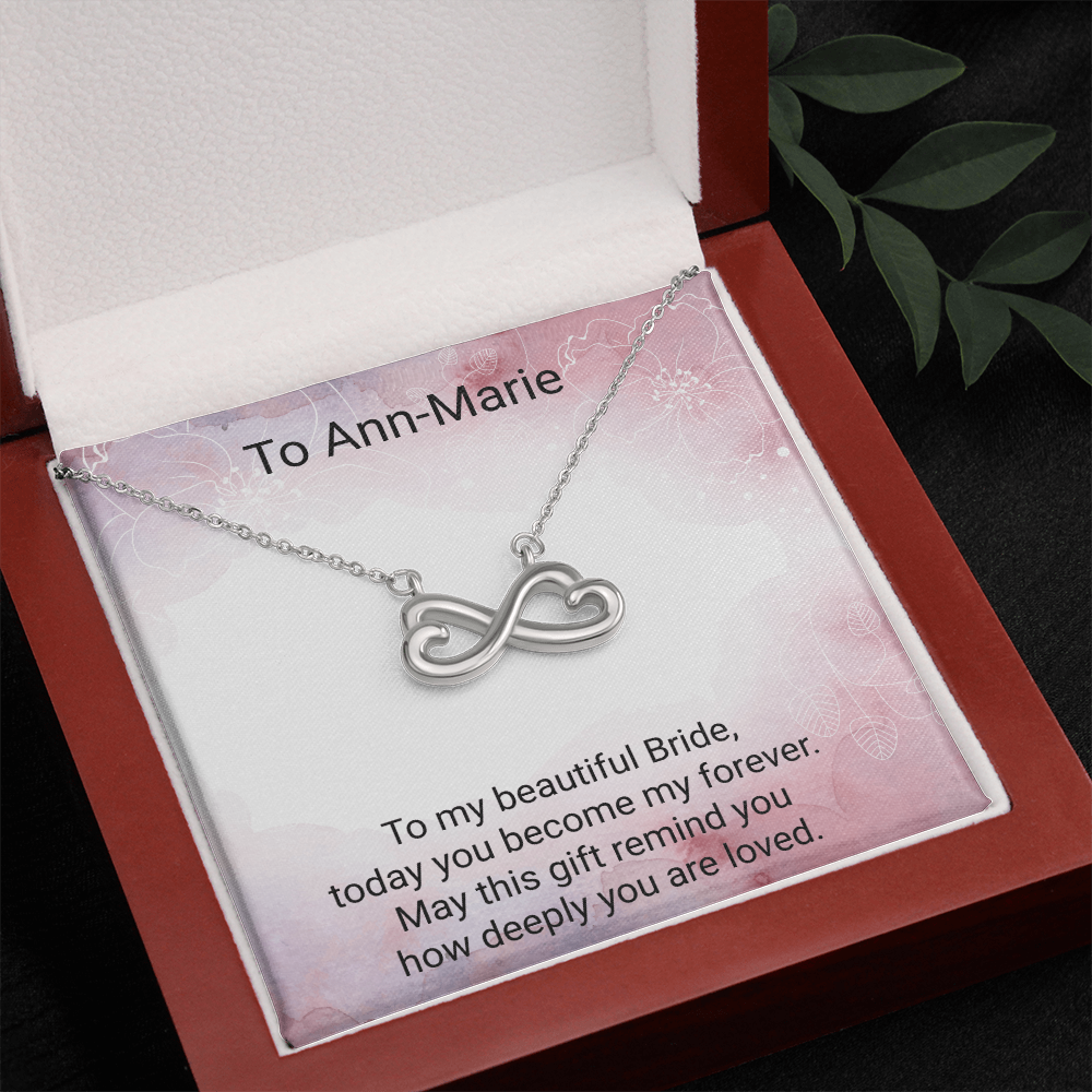 Endless Love Necklace for the Bride – Romantic Wedding Gift for Her