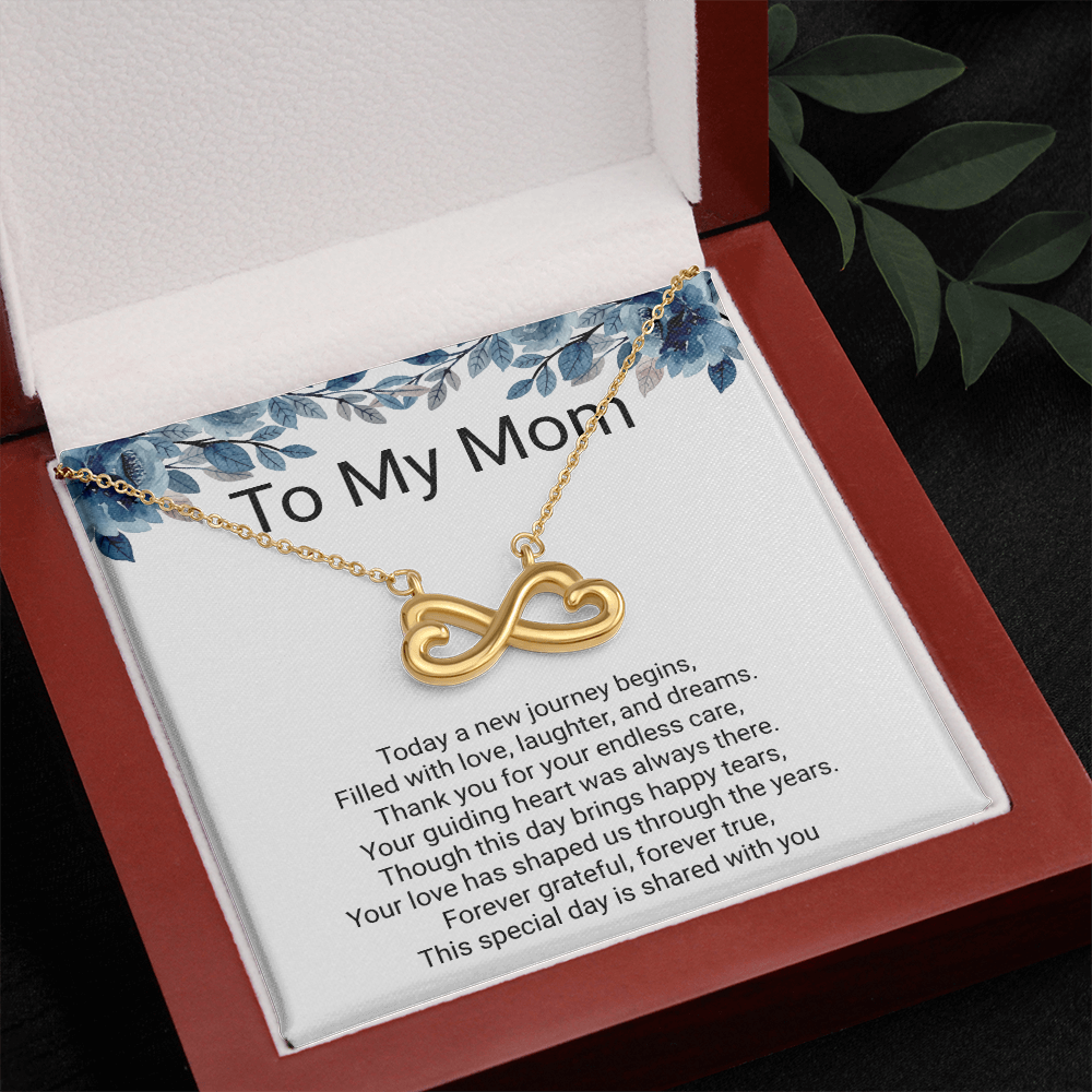 Endless Love Necklace for the Grooms Mother – Heartfelt Wedding Thank You Gift