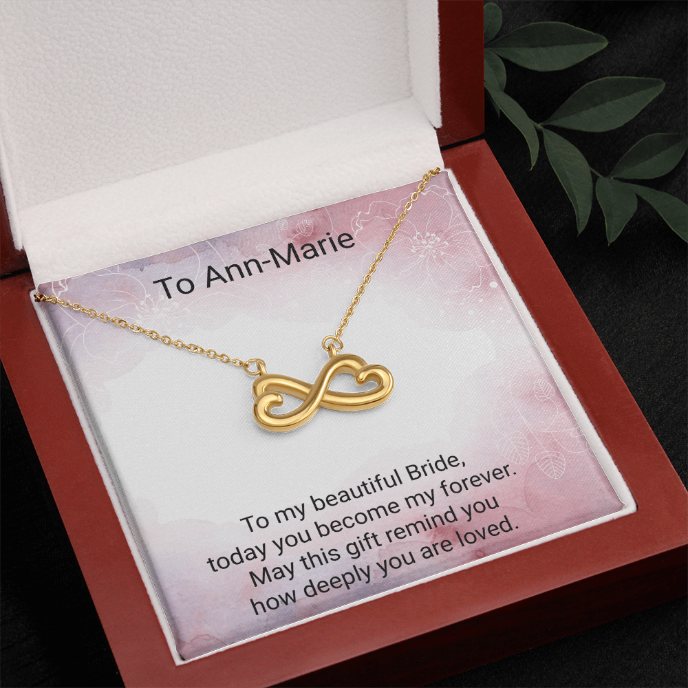 Endless Love Necklace for the Bride – Romantic Wedding Gift for Her