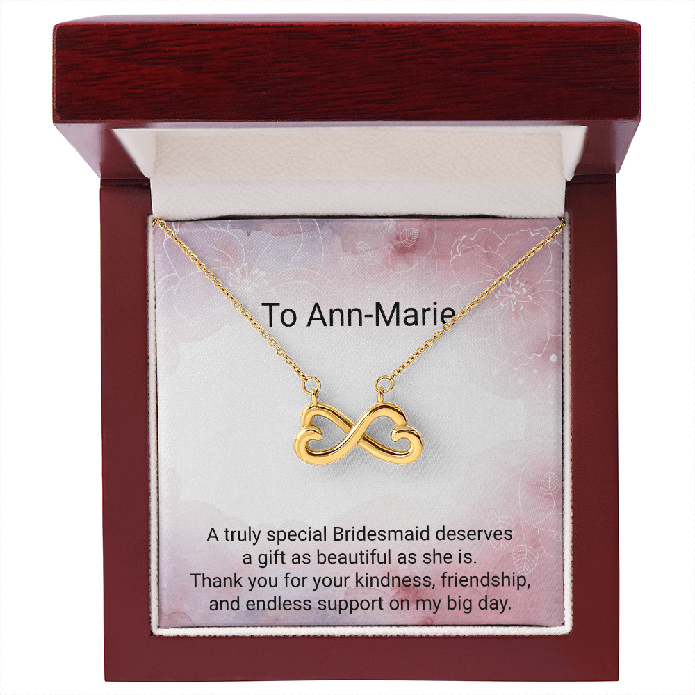 Endless Love Necklace for Bridesmaids – Beautiful Wedding Thank You Gift