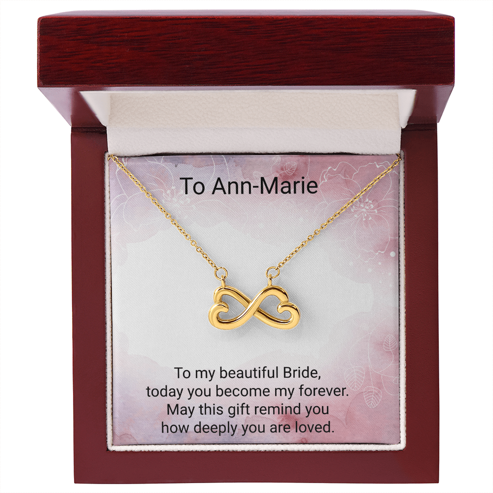 Endless Love Necklace for the Bride – Romantic Wedding Gift for Her