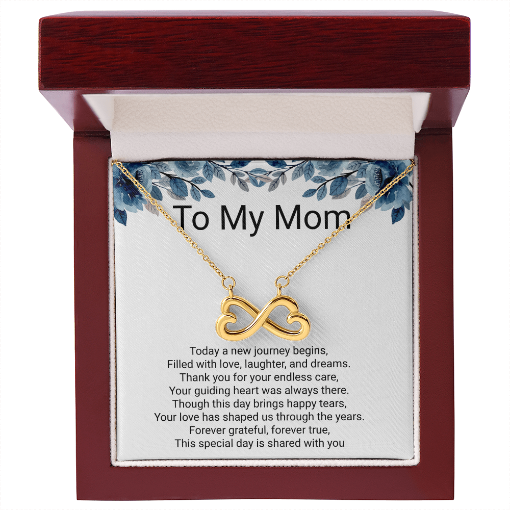 Endless Love Necklace for the Grooms Mother – Heartfelt Wedding Thank You Gift