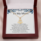 Bride's Mother Anchor Pendant Necklace – Meaningful Wedding Gift for Mum