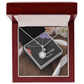 Cubic Zirconia Hope Necklace – Elegant Sparkling Pendant A Symbol of Faith & Strength