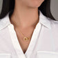 Interlocking Hearts Necklace for the Bride – Romantic Wedding Gift for Her