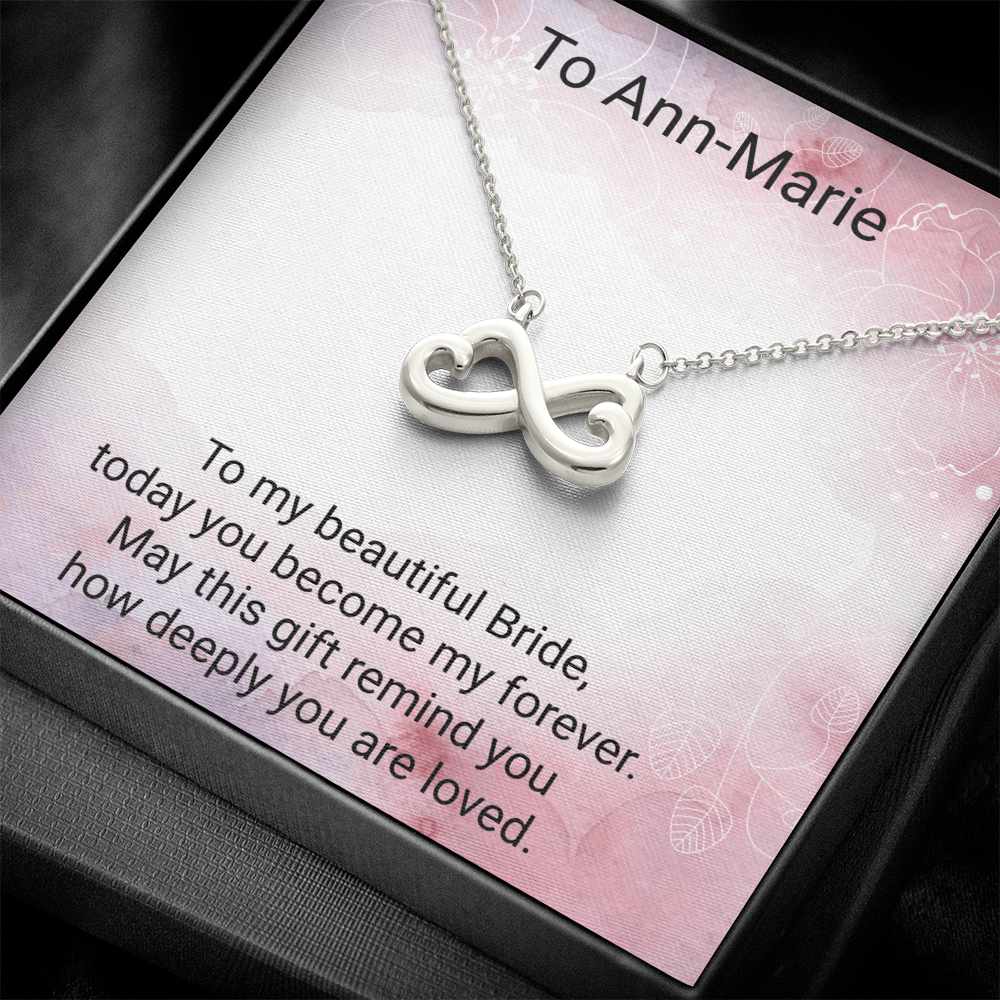 Endless Love Necklace for the Bride – Romantic Wedding Gift for Her