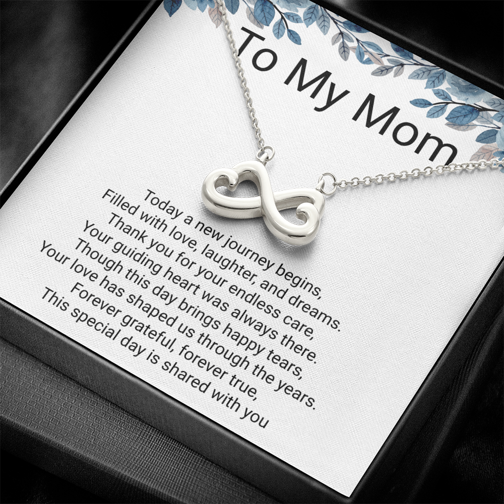 Endless Love Necklace for the Grooms Mother – Heartfelt Wedding Thank You Gift