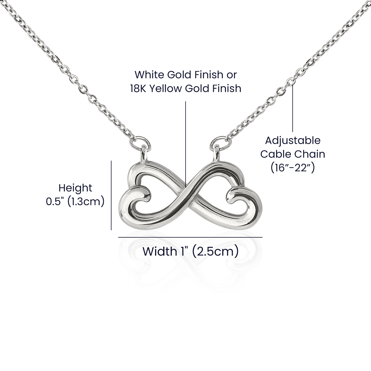 Endless Love Necklace for the Bride – Romantic Wedding Gift for Her