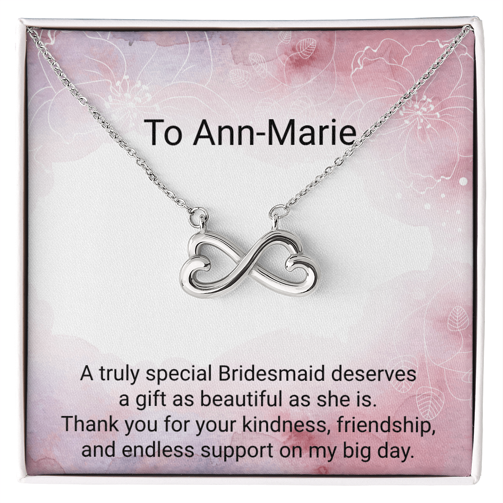 Endless Love Necklace for Bridesmaids – Beautiful Wedding Thank You Gift