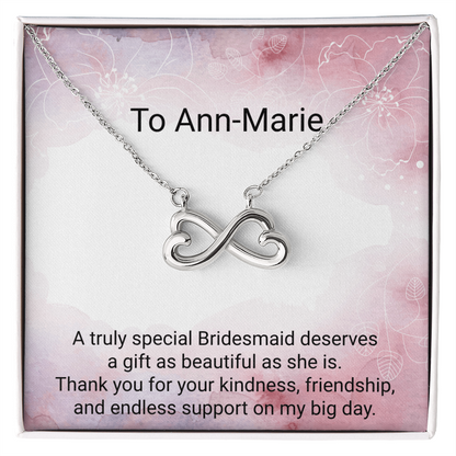 Endless Love Necklace for Bridesmaids – Beautiful Wedding Thank You Gift