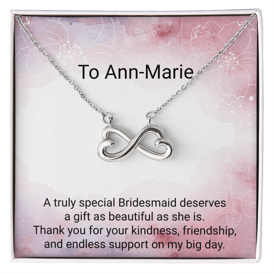 Endless Love Necklace for Bridesmaids – Beautiful Wedding Thank You Gift