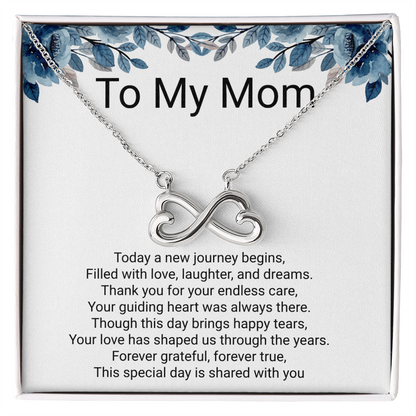 Endless Love Necklace for the Grooms Mother – Heartfelt Wedding Thank You Gift