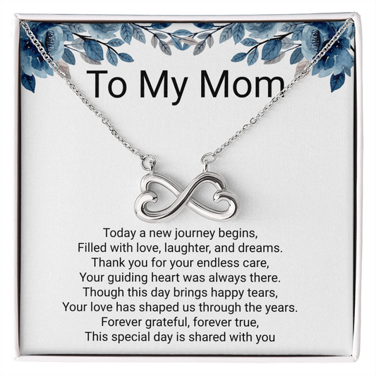 Endless Love Necklace for the Grooms Mother – Heartfelt Wedding Thank You Gift