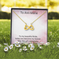 Endless Love Necklace for the Bride – Romantic Wedding Gift for Her