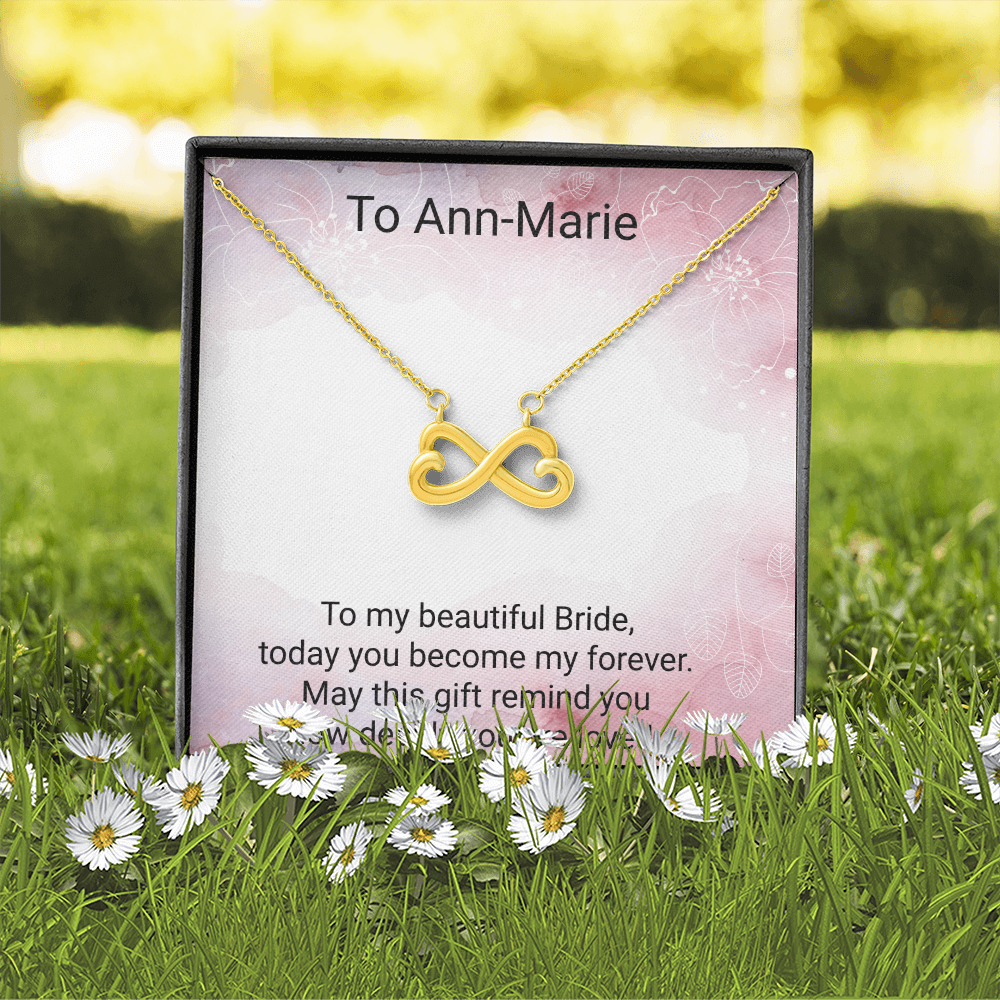 Endless Love Necklace for the Bride – Romantic Wedding Gift for Her