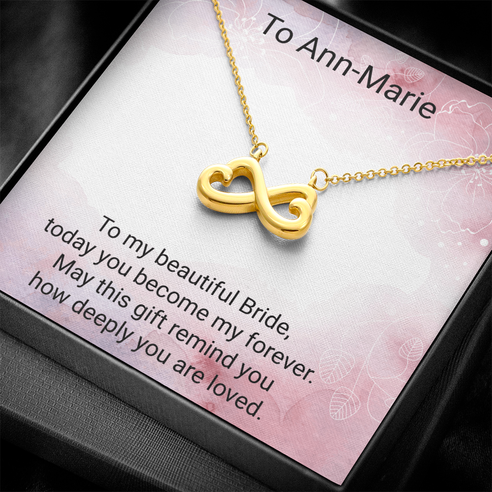 Endless Love Necklace for the Bride – Romantic Wedding Gift for Her