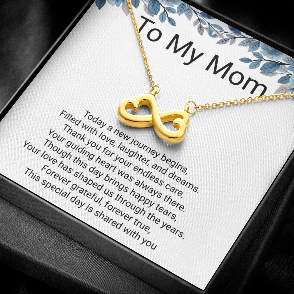 Endless Love Necklace for the Grooms Mother – Heartfelt Wedding Thank You Gift