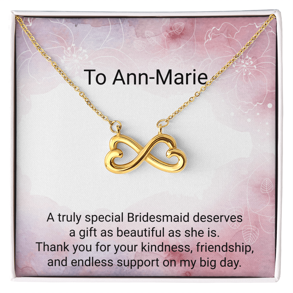 Endless Love Necklace for Bridesmaids – Beautiful Wedding Thank You Gift