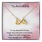 Endless Love Necklace for the Bride – Romantic Wedding Gift for Her