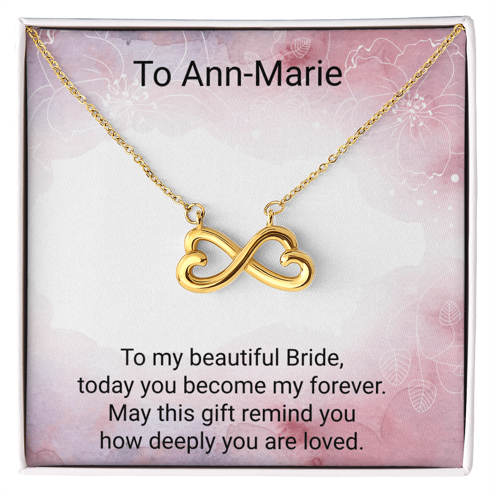 Endless Love Necklace for the Bride – Romantic Wedding Gift for Her