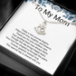 Grooms Mother Anchor Pendant Necklace – Thoughtful Wedding Gift for Mum