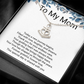 Bride's Mother Anchor Pendant Necklace – Meaningful Wedding Gift for Mum