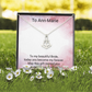 Anchor Pendant Necklace for the Bride – Meaningful Wedding Gift for Her