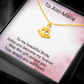 Anchor Pendant Necklace for the Bride – Meaningful Wedding Gift for Her